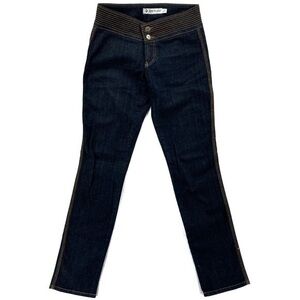 Nine Planet Dark‎ Wash Denim Straight Leg Jean